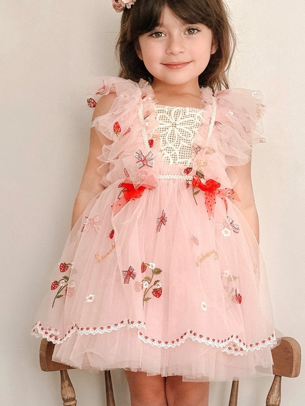 Before & Ever Sweet As Strawberry Pink Romper 12โ18M - Picture 5 of 5